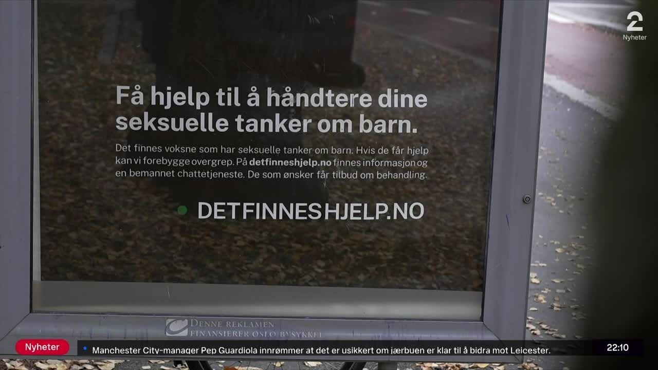 Flere voksne med seksuelle tanker om barn ber om hjelp