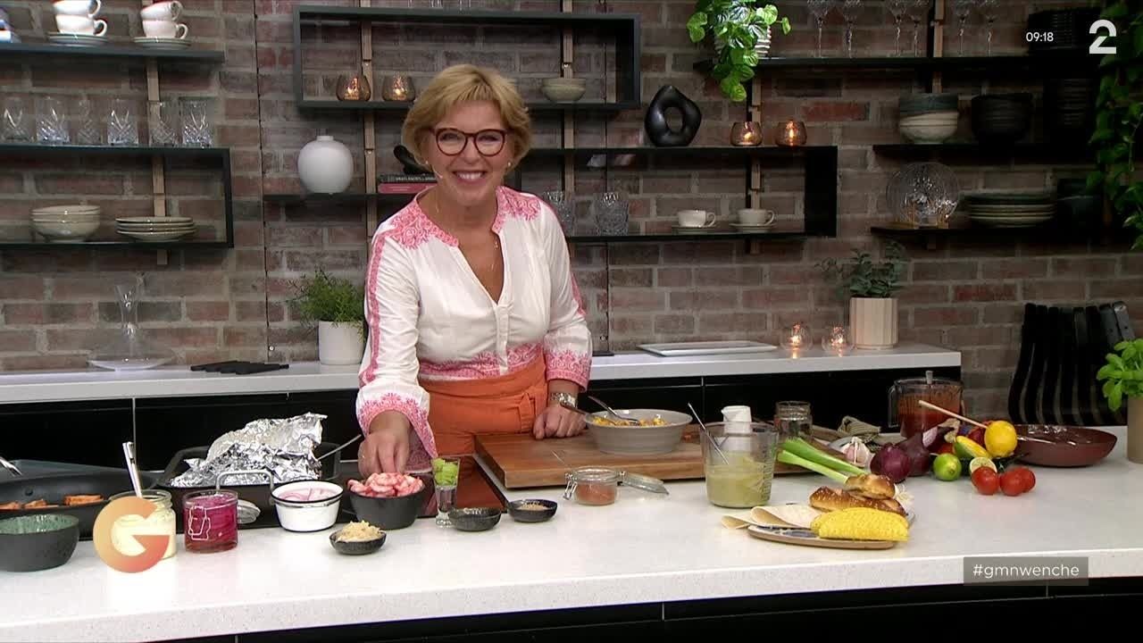 Taco med reker og laks