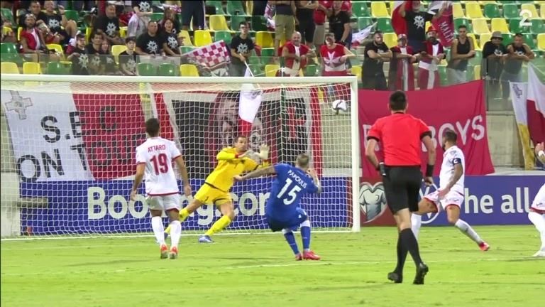 Mål: Papoulis 1-0 (CYP) (7)