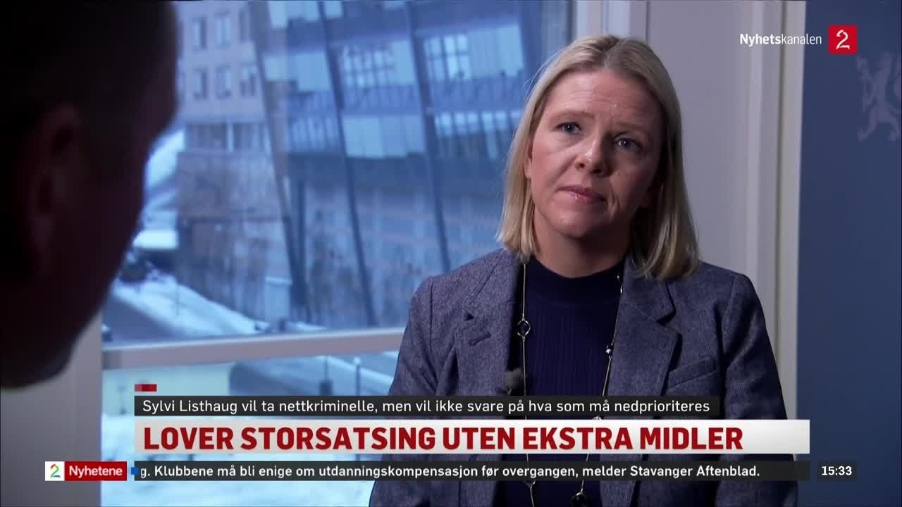 Sylvi Listhaug vil ikke kastrere pedofile