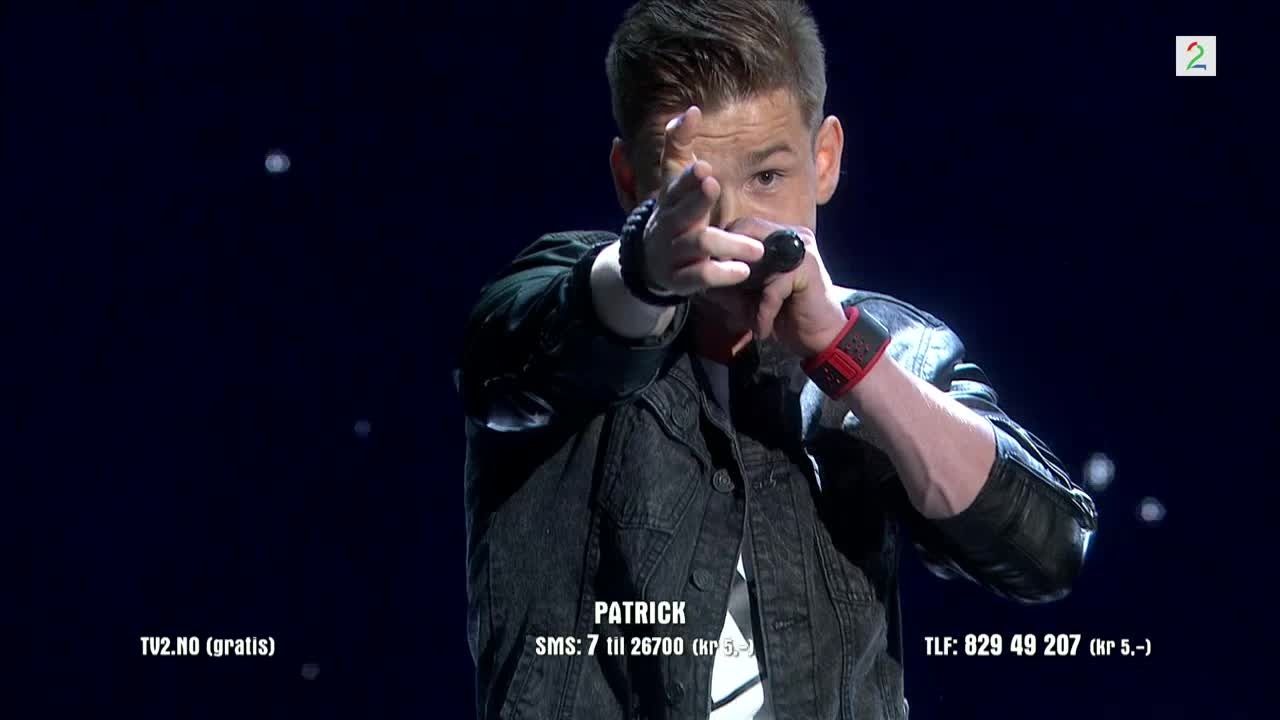 Patrick Jørgensen rapper i Norske Talenter-semifinalen