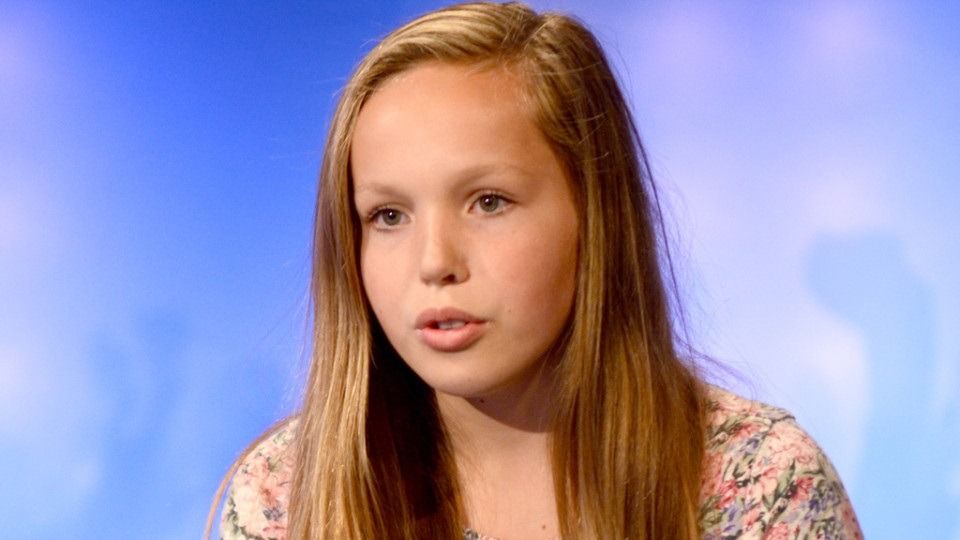 Se Mathilde på Idol Junior-audition