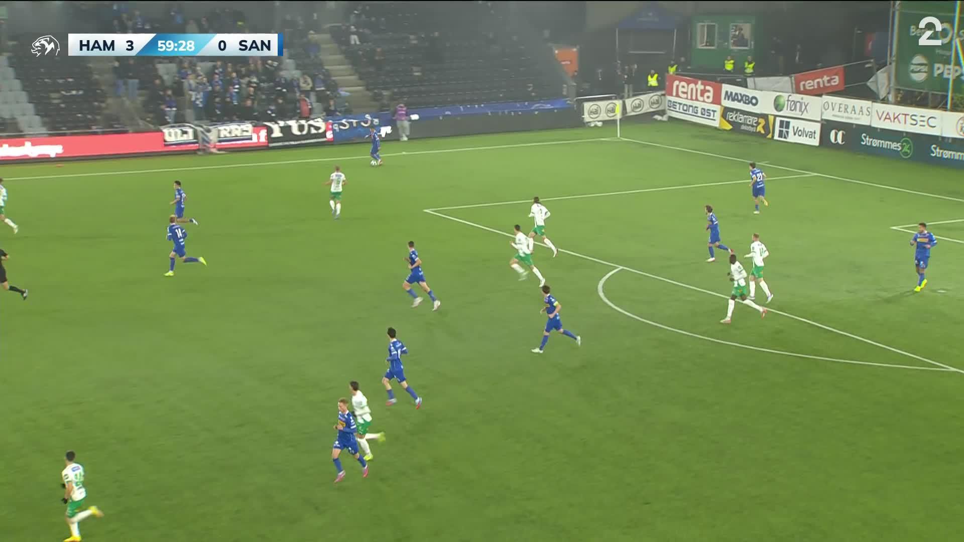 60’ - Sjanse til Aksel Baran Potur