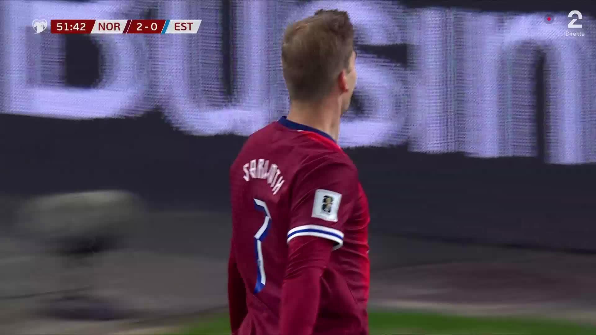 52’ - Mål av Alexander Sørloth (2-0)